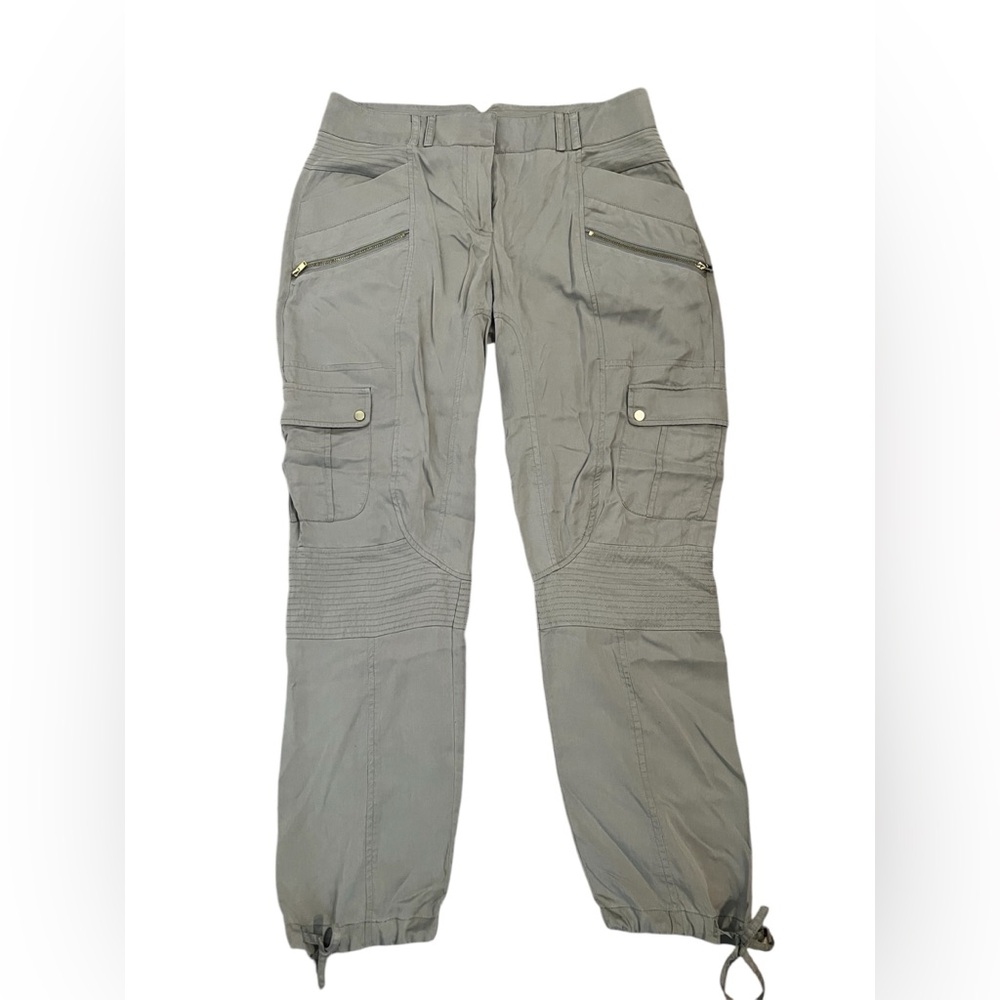BEBE Cargo Style Pants | Green | Size 6